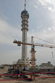 Mamoon communications tower in Baghdad.