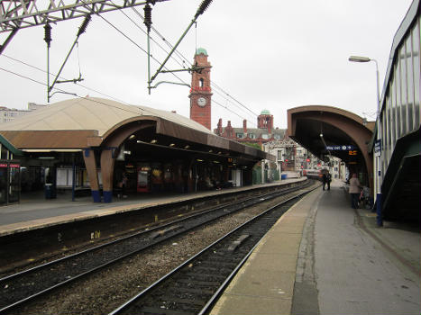 Photo taken at Manchester Oxford Road railway station, England.