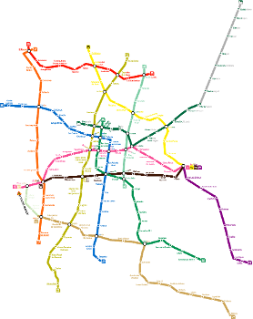 Mexico City Metro Map