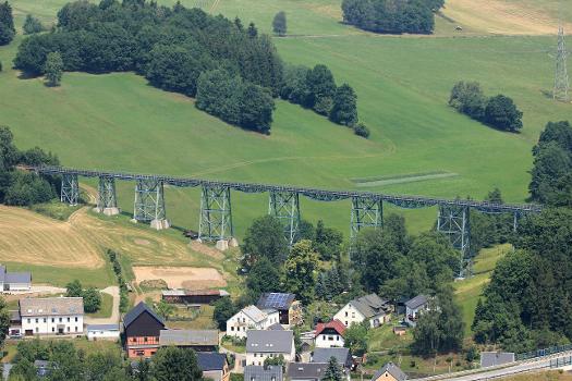 Markersbacher Viadukt. Markersbach. Sachsen. Erzgebirgskreis.