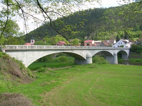 Zbečno, the Czech Republic. Bridge over Berounka