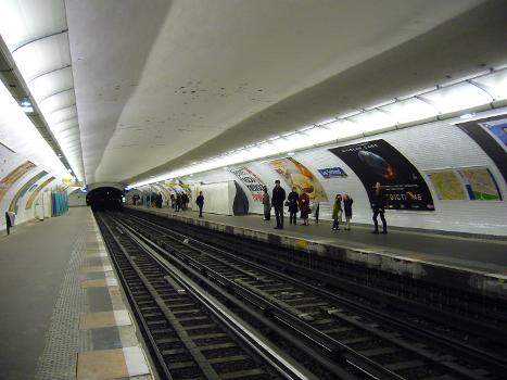 Metrobahnhof Les Sablons