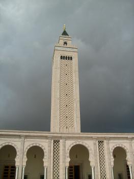 Minaret de la mosquée El Abidine de Carthage