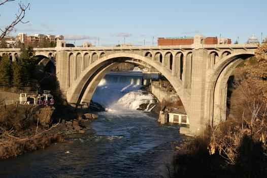 The Monroe Street Bridge, a Spokane landmark