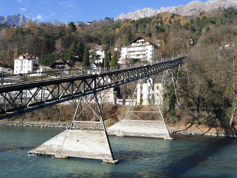 Pont sur l'Inn du vieux funiculaire du Hungerburg