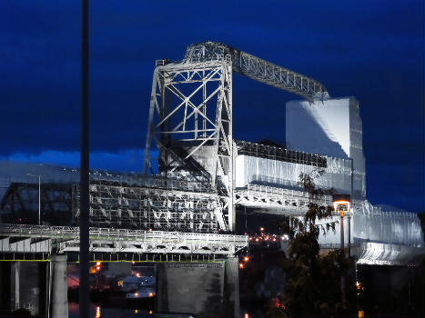 11th Street Bridge, Tacoma, Washington under construction