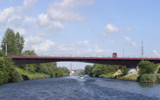 Pont tournant sur le canal de Næstved