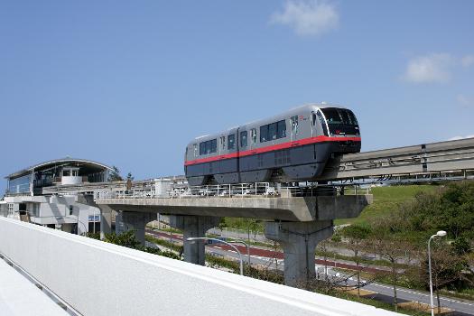 Naha-kūkō Station in Naha, Okinawa prefecture, Japan