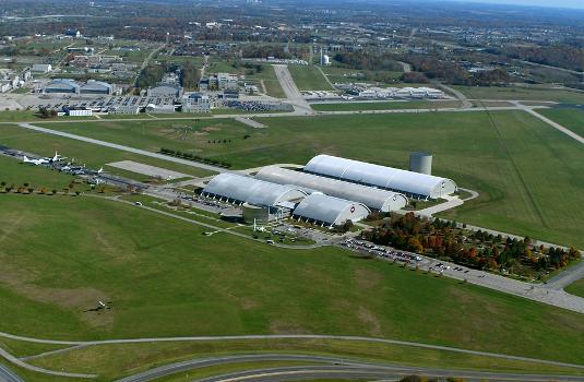 National Museum of the United States Air Force, Dayton (Ohio), aerial view 2004