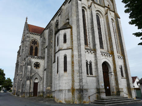 L'église Notre-Dame de Nérac, Lot-et-Garonne, France