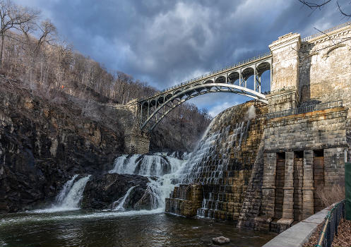 New Croton Dam spillway near Croton, New York, USA