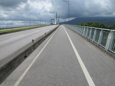 New Fengping Bridge under cloudy sky