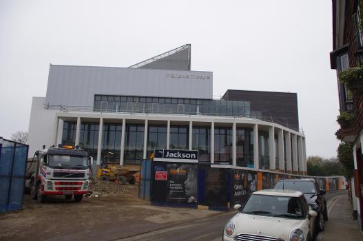 The redevelopment of the Marlowe Theatre in Canterbury, Kent