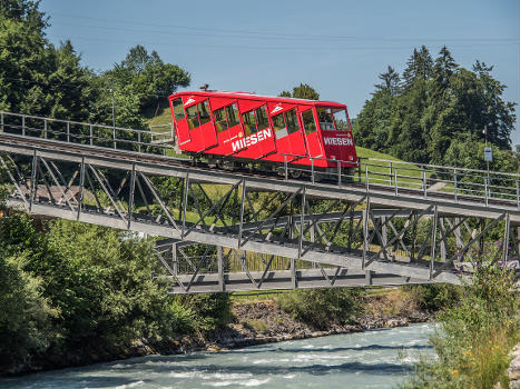 Niesenbahn-Brücke über die Kander, Mülenen, Bern