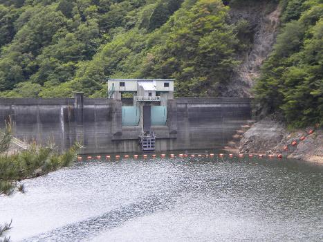 Nishiarakawa River dam on Shioya town