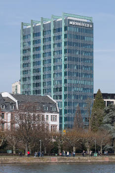A south view of NM-1 (Neue Mainzer Straße 1), Frankfurt am Main