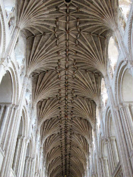 Norwich cathedral, nave roof