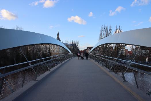 New Elbe footbridge in Nymburk