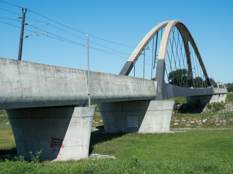 ÖBB-Rheinbrücke über den Rhein, St. Margarethen SG – Lustenau AT