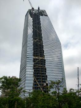 OCT Tower under construction in Shenzhen, China