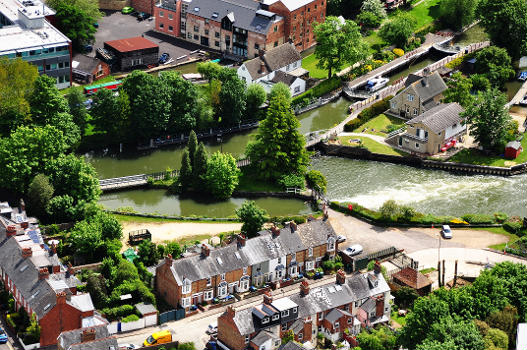 Osney Lock, Osney Island, Oxford 