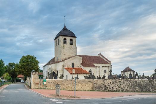 Our Lady church in Saint-Germain-des-Fossés, Allier, France
