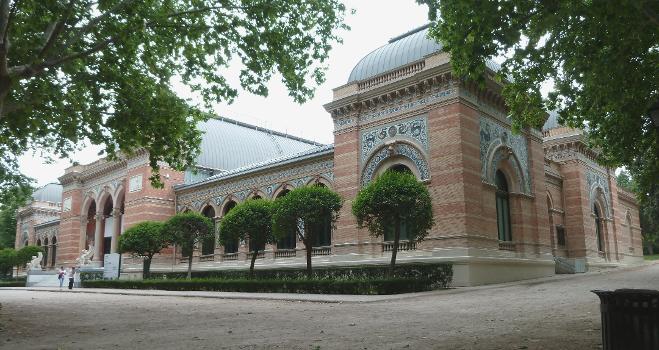 Palacio de Velázquez in Retiro Park in Madrid