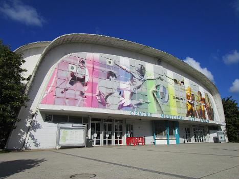 Le Palais des Sports de Tours, dans le quartier du Sanitas