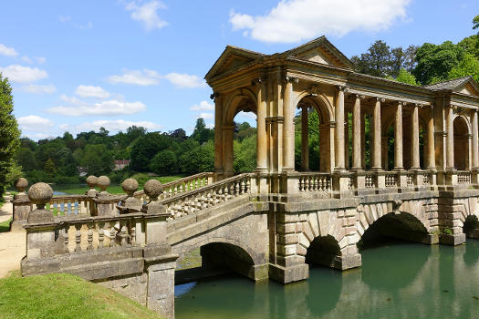 Palladian Bridge, Prior Park - Bath, England.