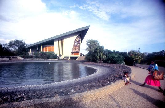 Gebäude des Nationalparlament Papua-Neuguineas
