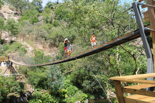 Ponte suspensa dos Passadiços do Paiva