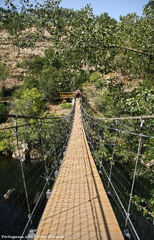 Ponte suspensa dos Passadiços do Paiva