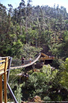 Ponte suspensa dos Passadiços do Paiva