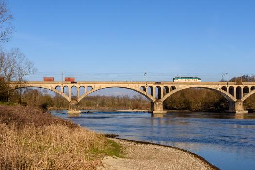 Eisenbahnbrücke Pavia