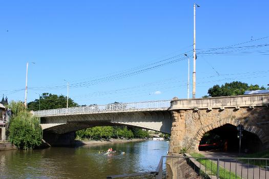 Maria Bridge (former Traian Bridge) in 2016, Timișoara, Romania