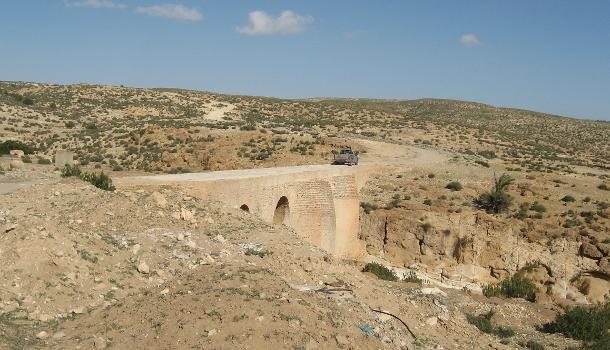 Ancien Pont Romain à Sbeitla (Tunisie)