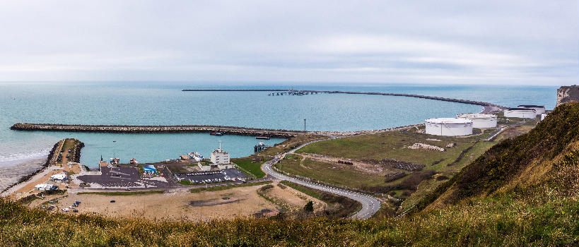 Port du Havre-Antifer - aerial view