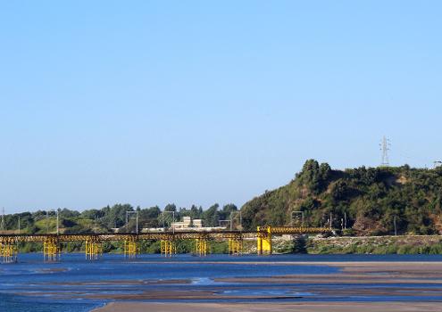 Eisenbahnbrücke über den BioBio