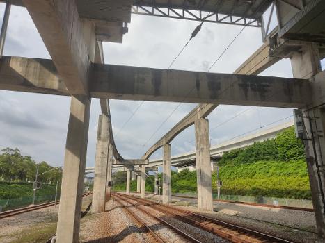 Unfinished Monorail section at Putrajaya Sentral