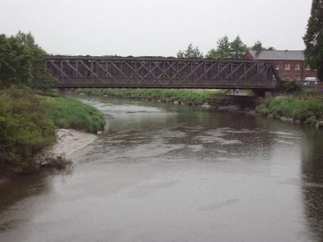 Warrington and Altrincham Junction Railway River Mersey Bridge