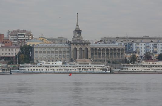Hafengebäude Krasnojarsk
