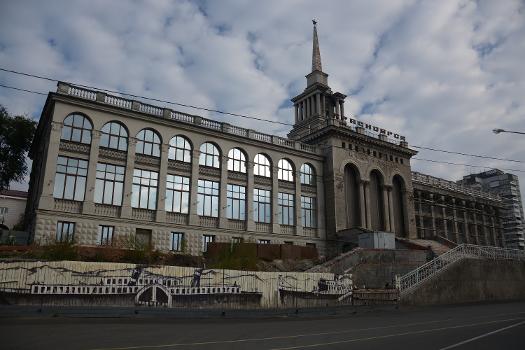 Hafengebäude Krasnojarsk