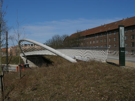 Danish cycling route 51 bridge, Nørrebro, Copenhagen