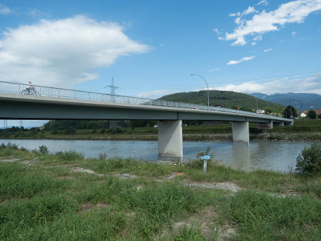 Rheinstrasse-Brücke über den Rhein, Montlingen SG – Koblach AT