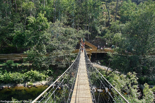 Ponte suspensa dos Passadiços do Paiva