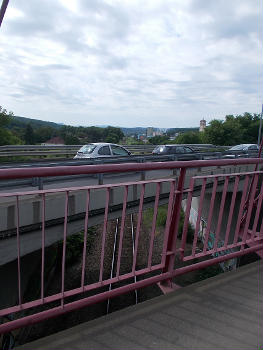 Geh- und Radwegbrücke Salgótarján