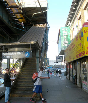 Rockaway Boulevard Subway Station (Fulton Street Line)