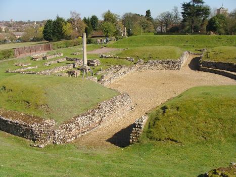 Roman theatre of Verulamium (St Albans, Hertfordshire, England)