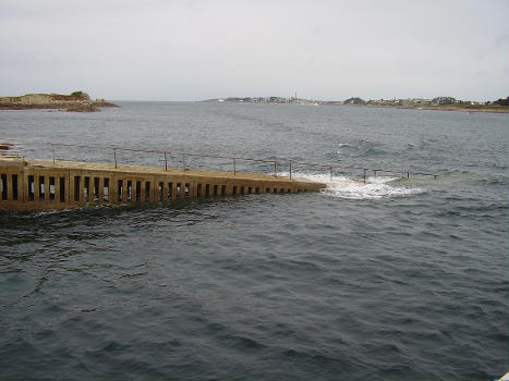 Passerelle de l'embarcadère pour l'île de Batz