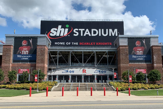 View of the South Gate of from in . Home of the . Naming-rights deal with starting in 2019.